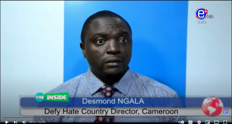 Equinoxe TV: Ngala Desmond, Guest on The Inside Sunday 13/02/2022 (43m12 to 59m36)