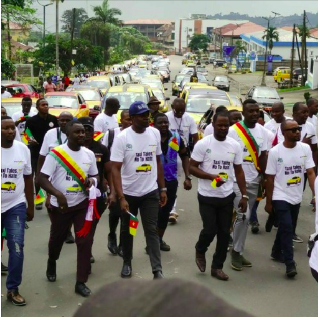 CBS Radio Buea: Écouter #HateFreeCameroon Campaign with Taxi drivers